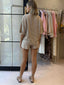MINT SHORT & TEE SET - BEIGE