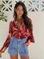 FLEETWOOD BLOUSE - ARLO WINE