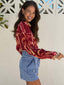 FLEETWOOD BLOUSE - ARLO WINE