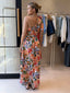 BAJA ONE SHOULDER DRESS - TIDE
