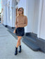 HAYLEE KNIT - COFFEE