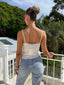 FRENCHIE SILK TOP - WHITE