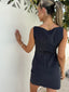 PINSTRIPE BOAT SKIRT SET