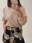 TAPE BOAT KNIT-NUDE