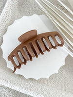 Queenie Hair Clip - Mocha