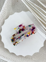 Tia Hair Clip - Rainbow Spec