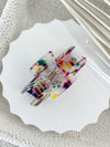 Tia Hair Clip - Rainbow Spec