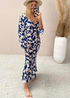 Gretta Dress - Blue Floral