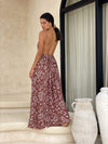 Knoa Maxi Dress - Brown Paisley