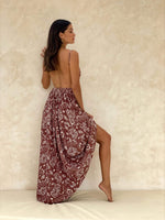 Knoa Maxi Dress - Brown Paisley