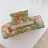 Bubblegum Hair Clip - Green/Peach