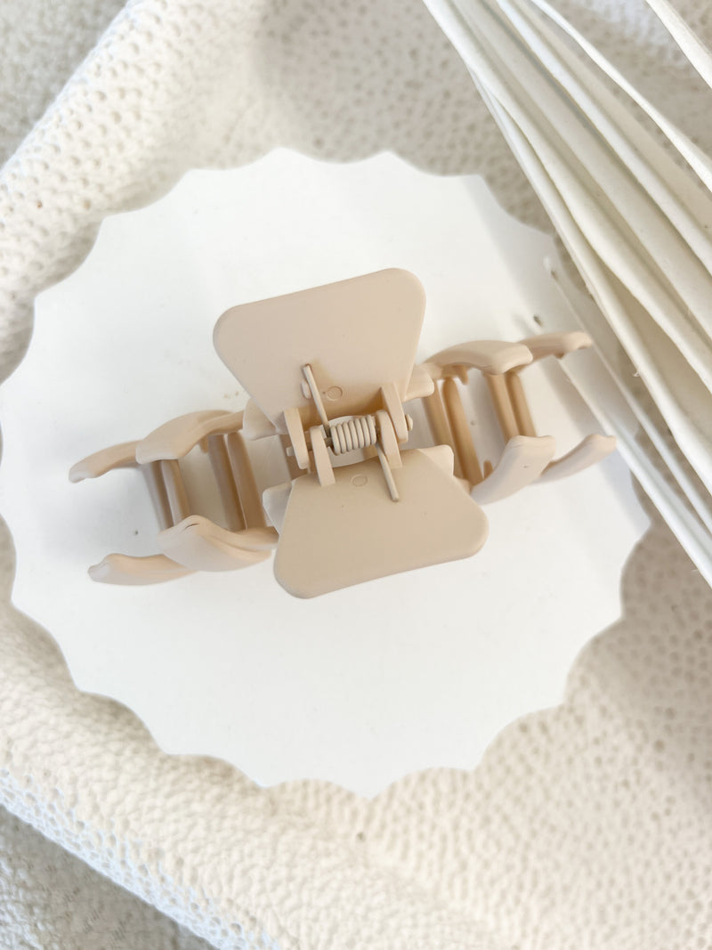 Izzy Hair Clip - Nude