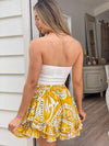 Satari Strapless Top - White