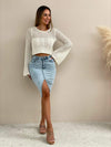 Crochet LS Top - White