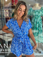 Seamist Playsuit - Blue