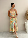 Arabell Dress - Green & Yellow
