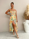Arabell Dress - Green & Yellow