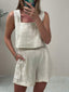 FLIP LINEN SHORTS - OATMEAL