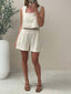FLIP LINEN SHORTS - OATMEAL