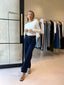 THE KYLIE LONG SLEEVE TOP - WHITE