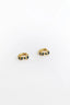 ZOE HUGGIE EARRING- GOLD-SAPPHIRE
