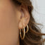 ARMS OF EVE SEBASTIAN GOLD HOOP EARRINGS