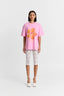 LE FLEUR TROPICAL OVERSIZED TEE - PINK