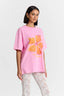 LE FLEUR TROPICAL OVERSIZED TEE - PINK