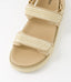 BRIDGETT WOVEN LEATHER SANDALS - NATURAL