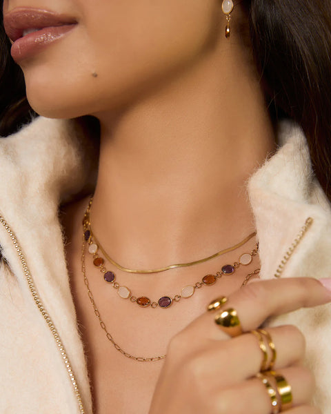 SANDRA GOLD NECKLACE