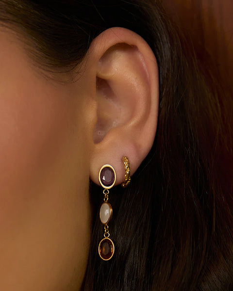 SANDRA GOLD EARRINGS