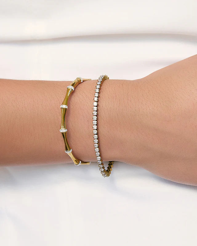 ALLEGRA TENNIS BRACELET-GOLD