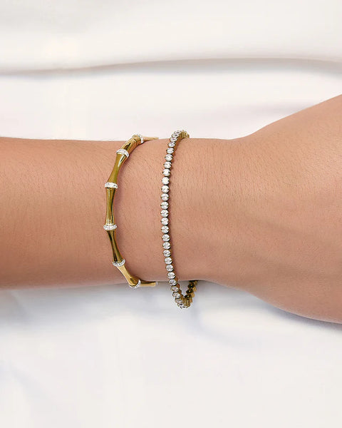 ALLEGRA TENNIS BRACELET-GOLD