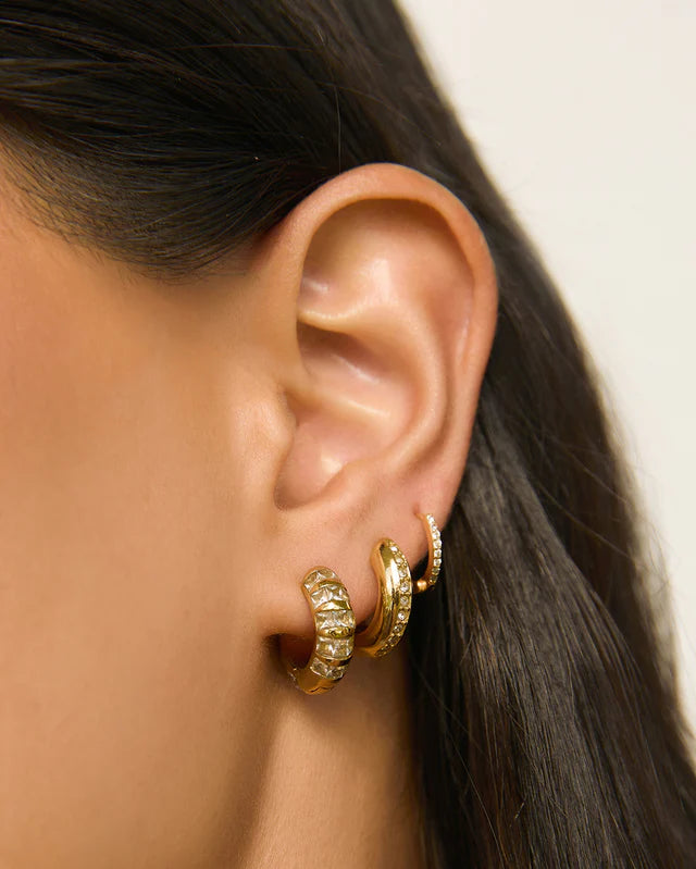 HALLIE EARINGS-STONE