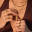 ARMS OF EVE PHARAOH GOLD NECKLACE