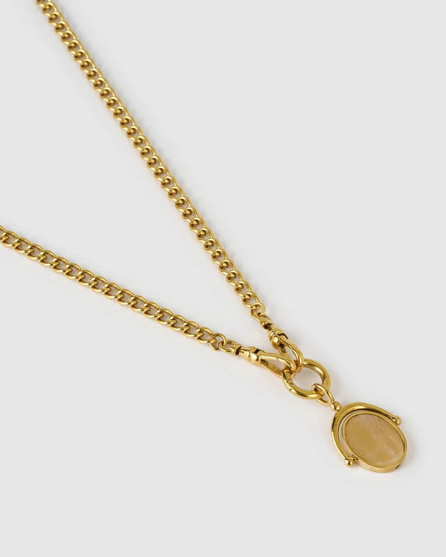 SABINE SPINNER CHARM NECKLACE