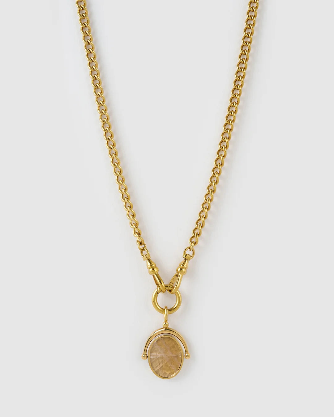 SABINE SPINNER CHARM NECKLACE