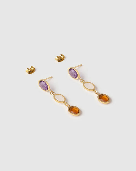 SANDRA GOLD EARRINGS