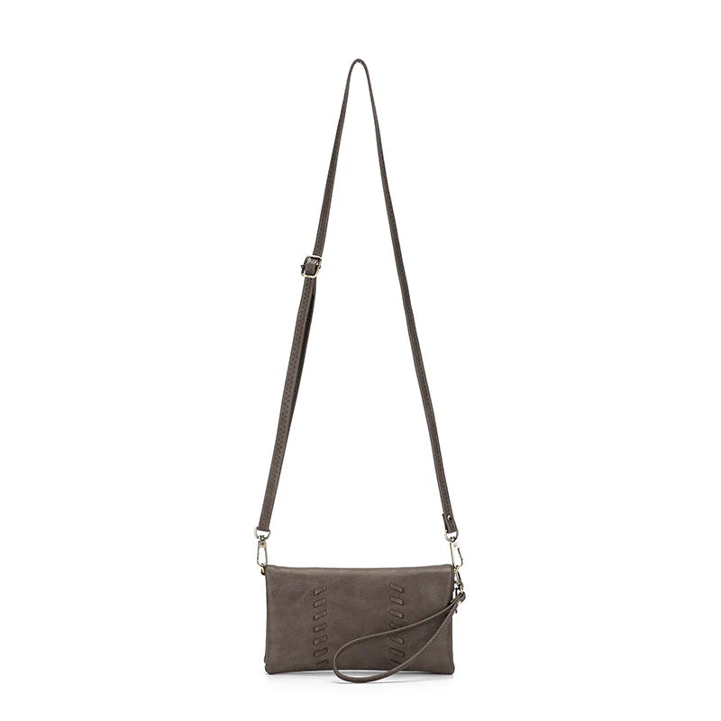 SKY CROSSBODY PHONE WALLET- DARK TAUPE