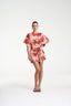 TIE FRONT DRESS- ALOHA BY SUMMI SUMMI