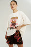 OUI OUI TEE- VINTAGE WHITE