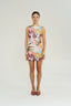 BOATNECK MESH MINI DRESS - WONDERLAND