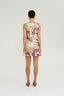 BOATNECK MESH MINI DRESS - WONDERLAND