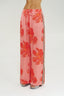 WIDE LEG PANT - PEACH PETALS
