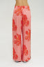 WIDE LEG PANT - PEACH PETALS