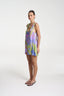 V-NECK SHIFT DRESS - BANANAS