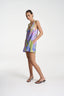 V-NECK SHIFT DRESS - BANANAS