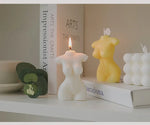 Silhouette Candle - Milk White