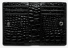 Easy Does it Wallet - Black Croc Emboss - Status Anxiety