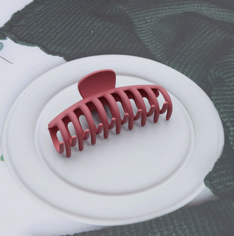 Queenie Hair Clip - Dusty Rose